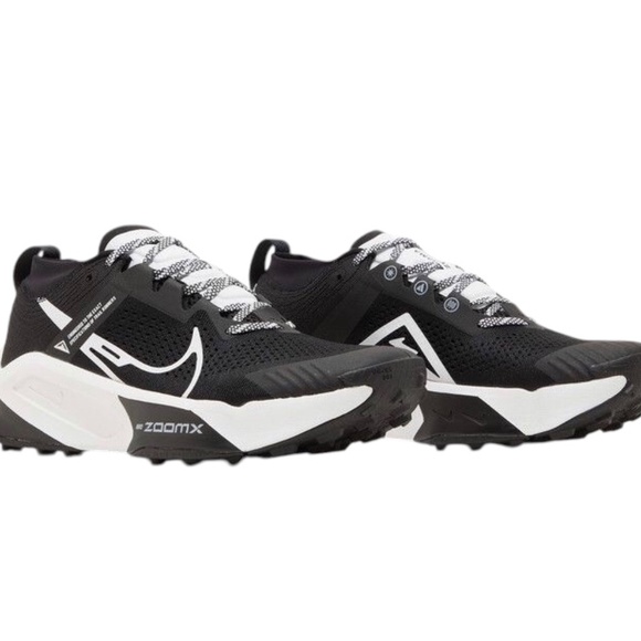 Nike ZoomX Zegma Trail Black White Mens Trail Running Shoes DH0623 001 NEW - Picture 4 of 6